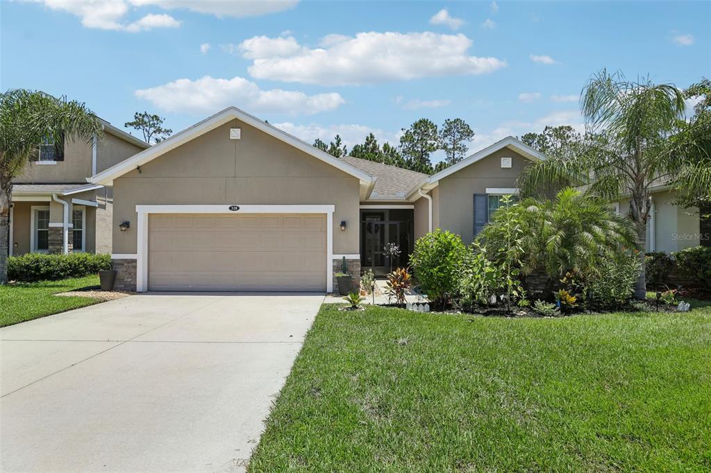 front view of house with a yard