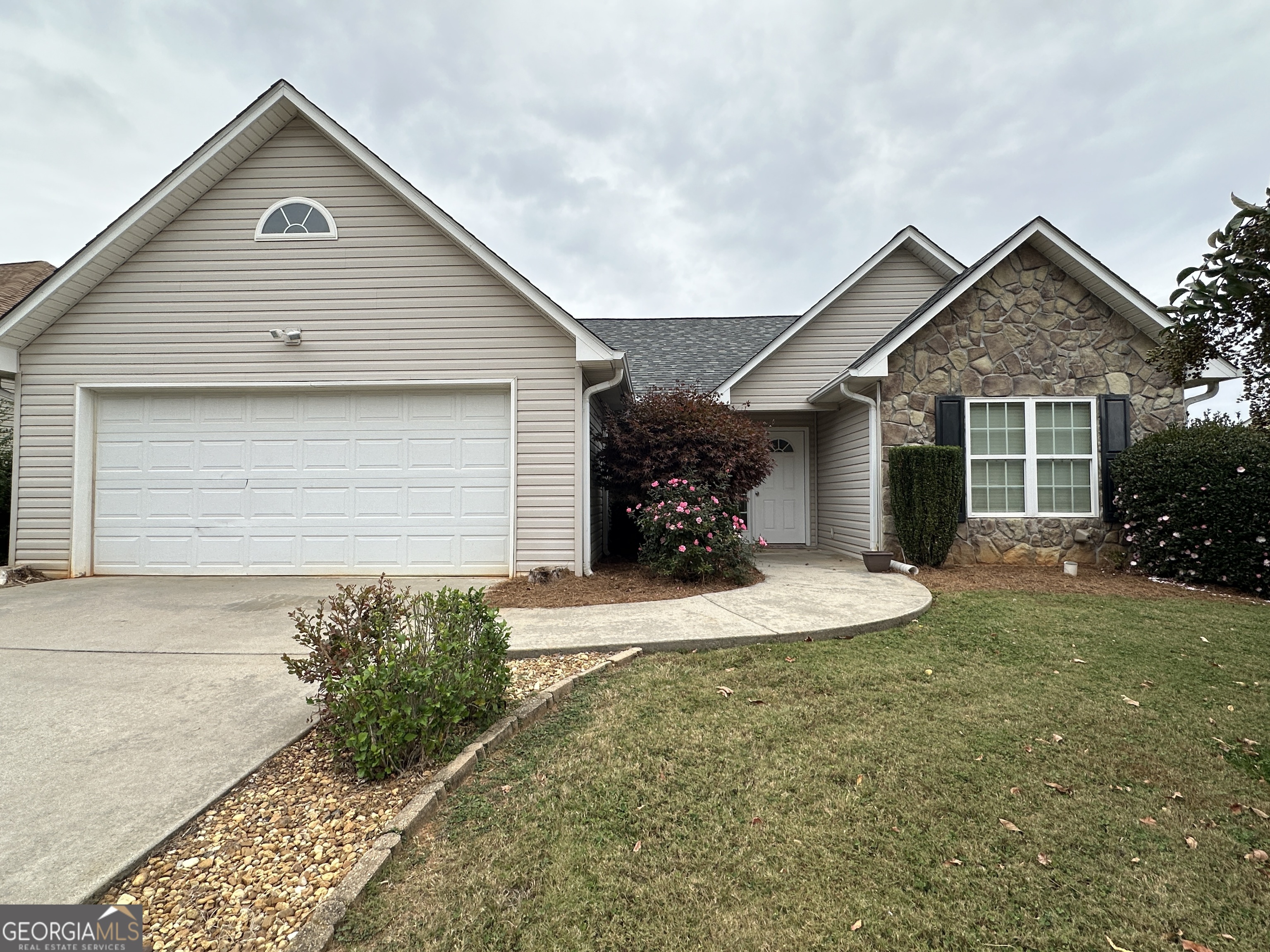 a view of house and outdoor space