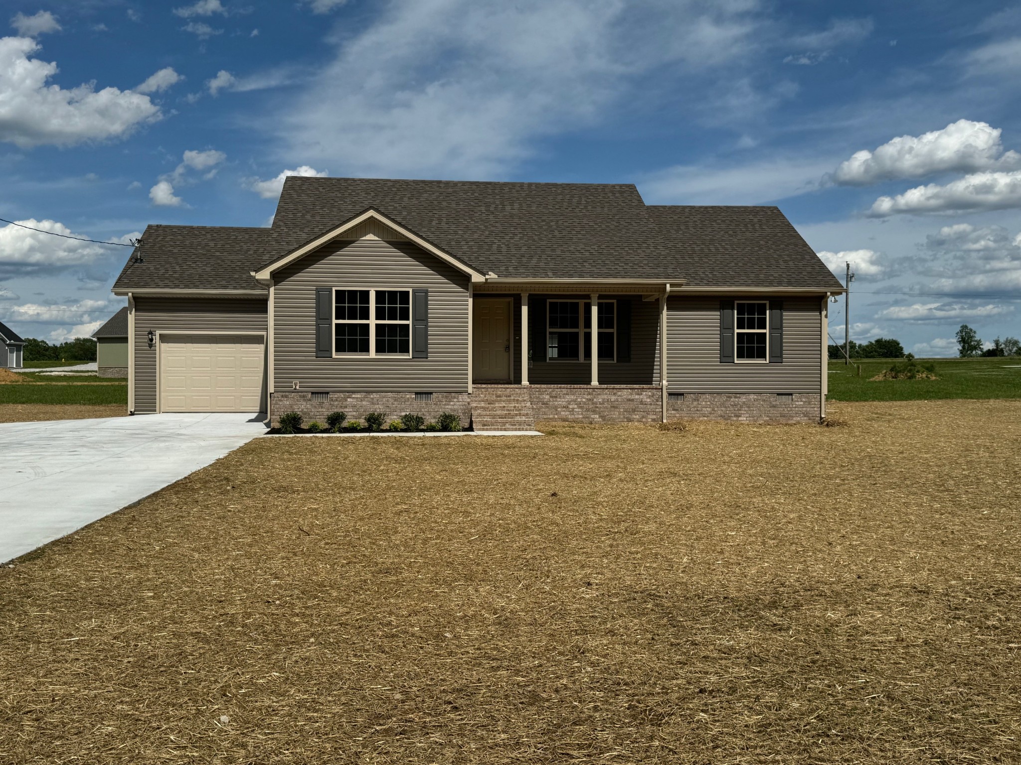 front view of house with a yard