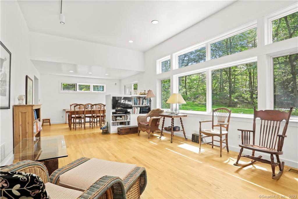 Living room opens to the Dining room.