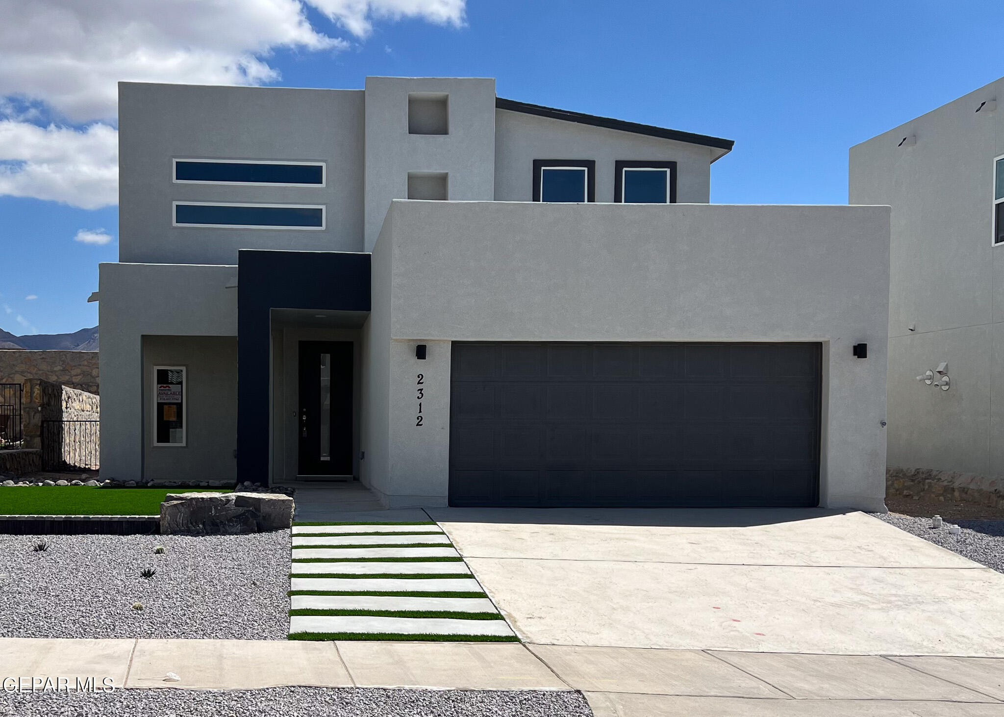 a house with view of a house