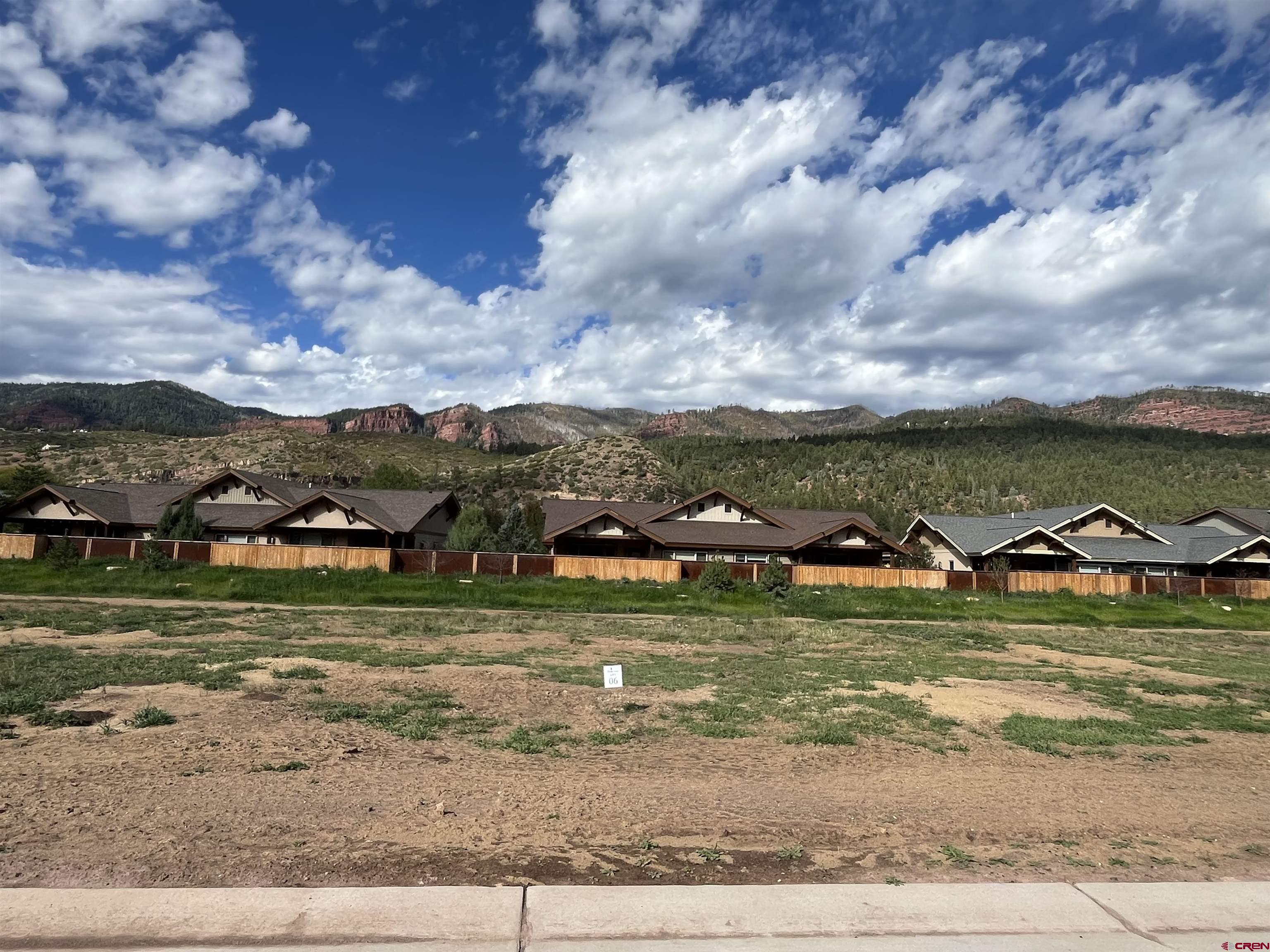 a view of a houses with sky view