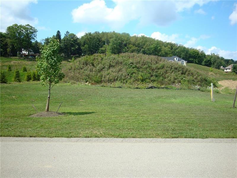 a view of a golf course with a lake