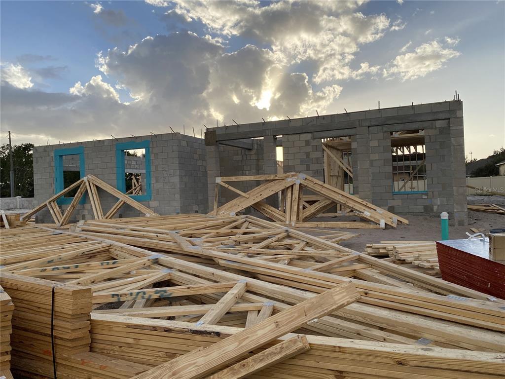 a view of a roof deck