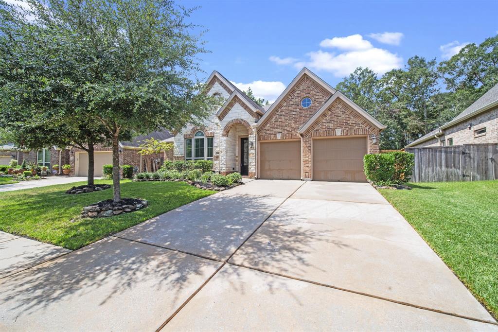 front view of a house and a yard