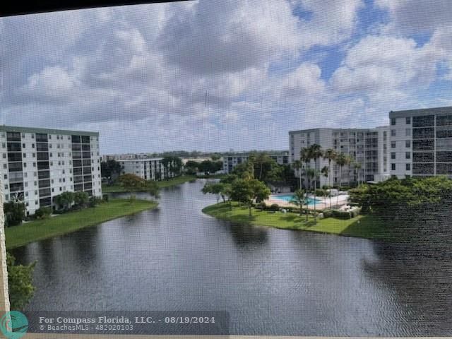 a view of swimming pool and lake view