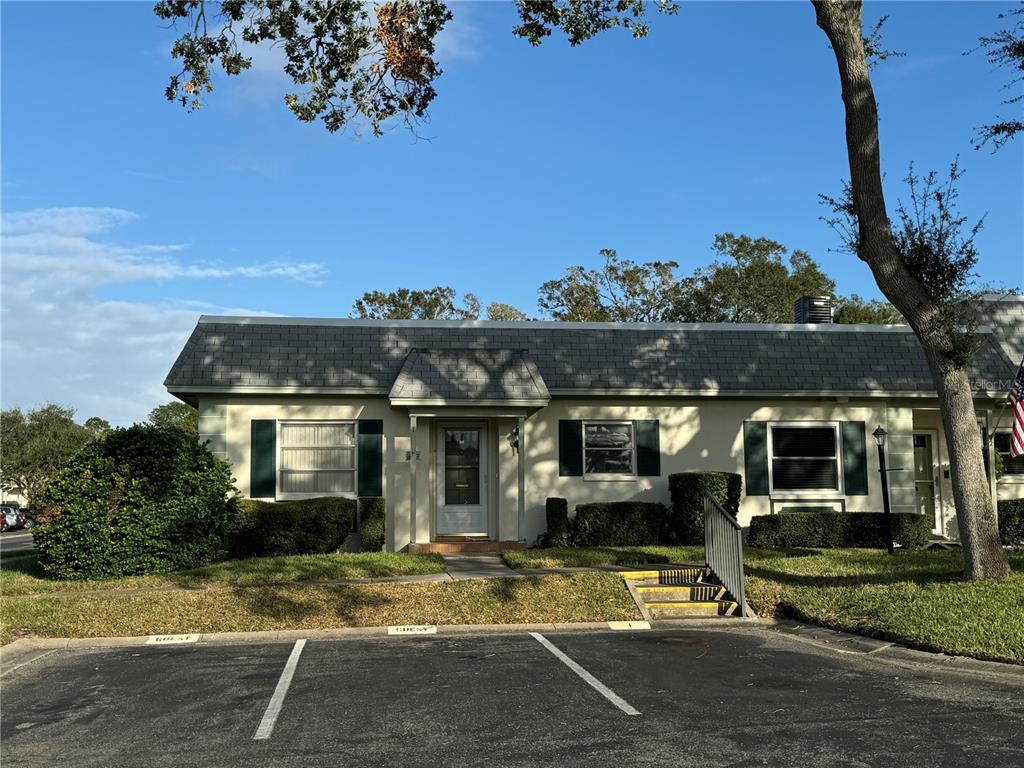 front view of a house with a porch