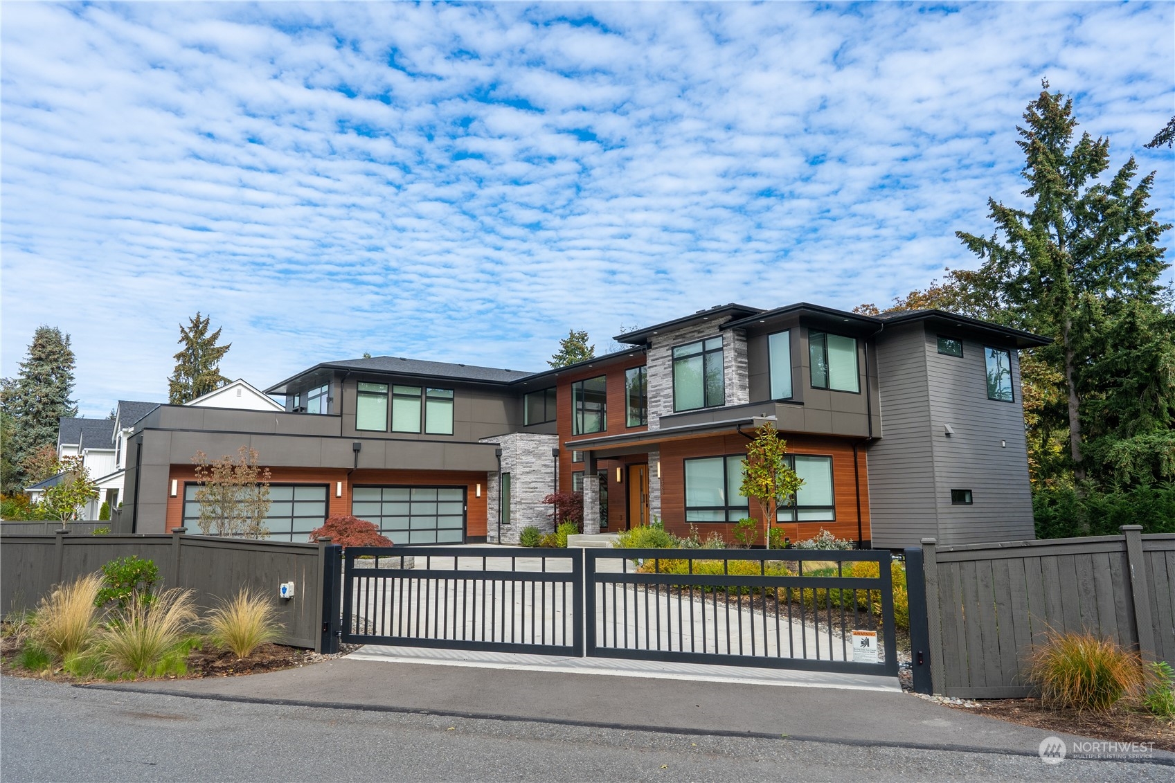 front view of a house with a balcony