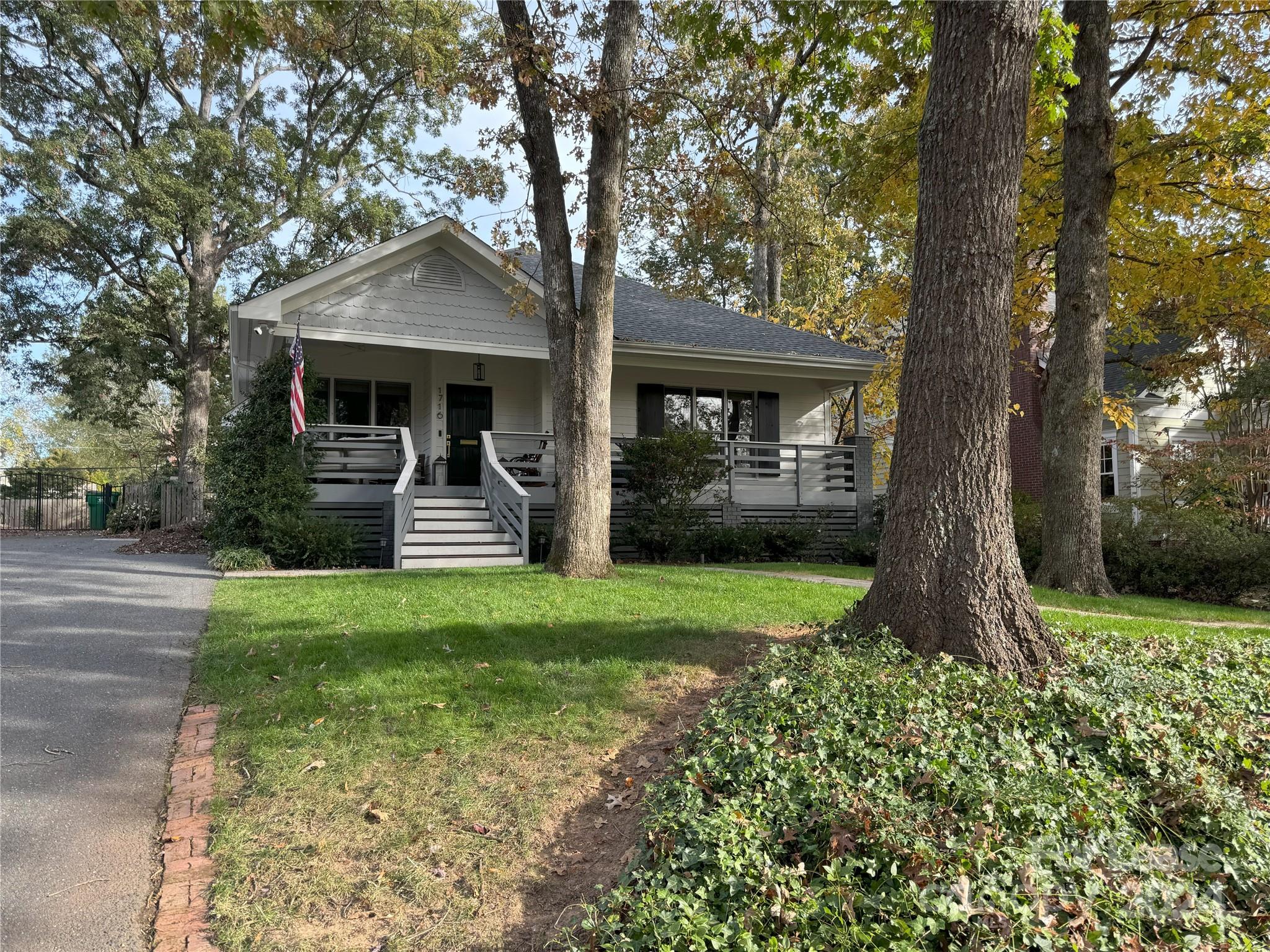 a front view of house with yard