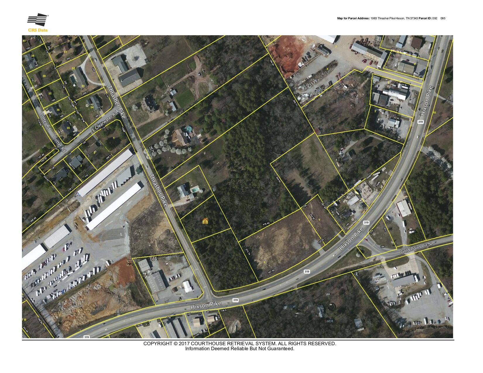 CRS Data - Property Map for 1983 Thrashe