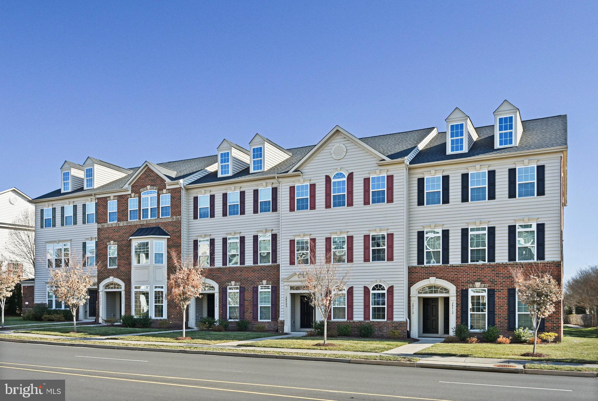 a front view of an apartment