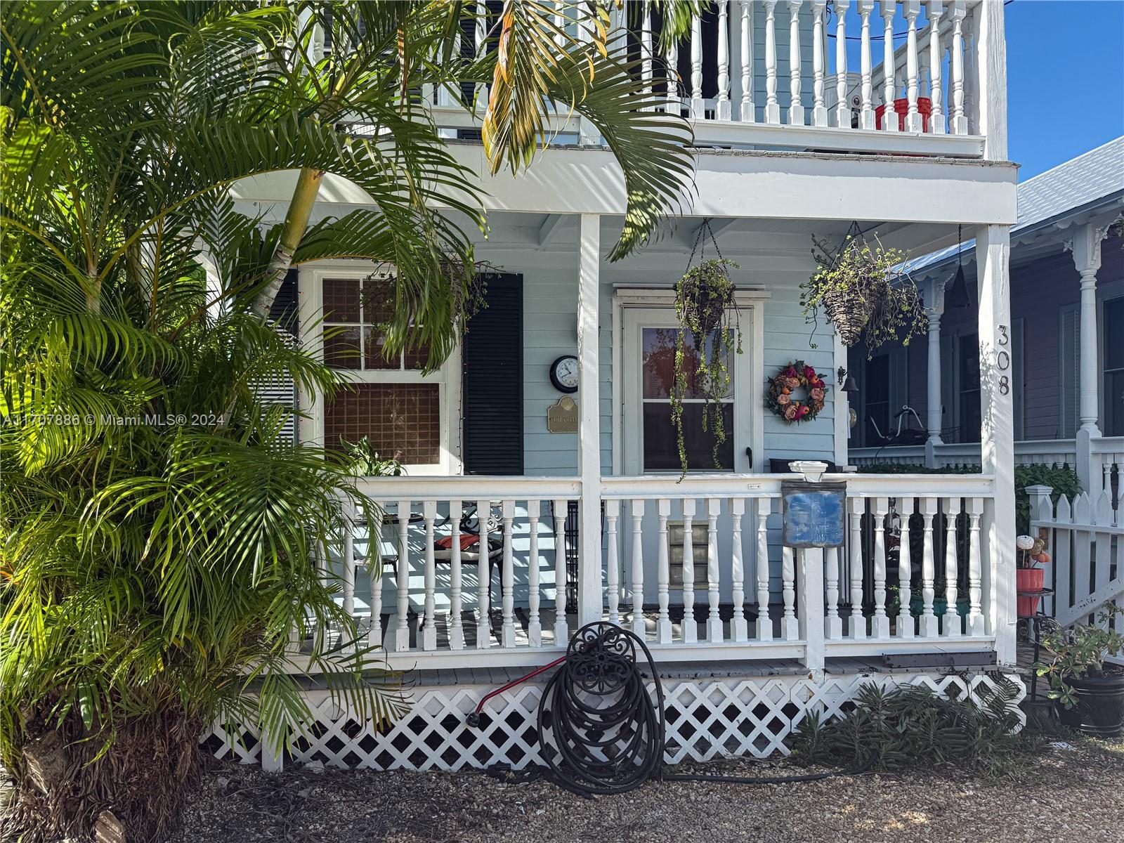 a view of a house with a deck