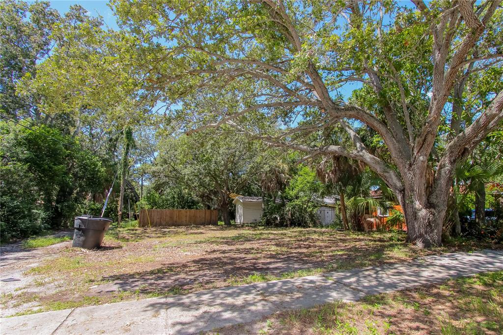 a view of a outdoor space with trees