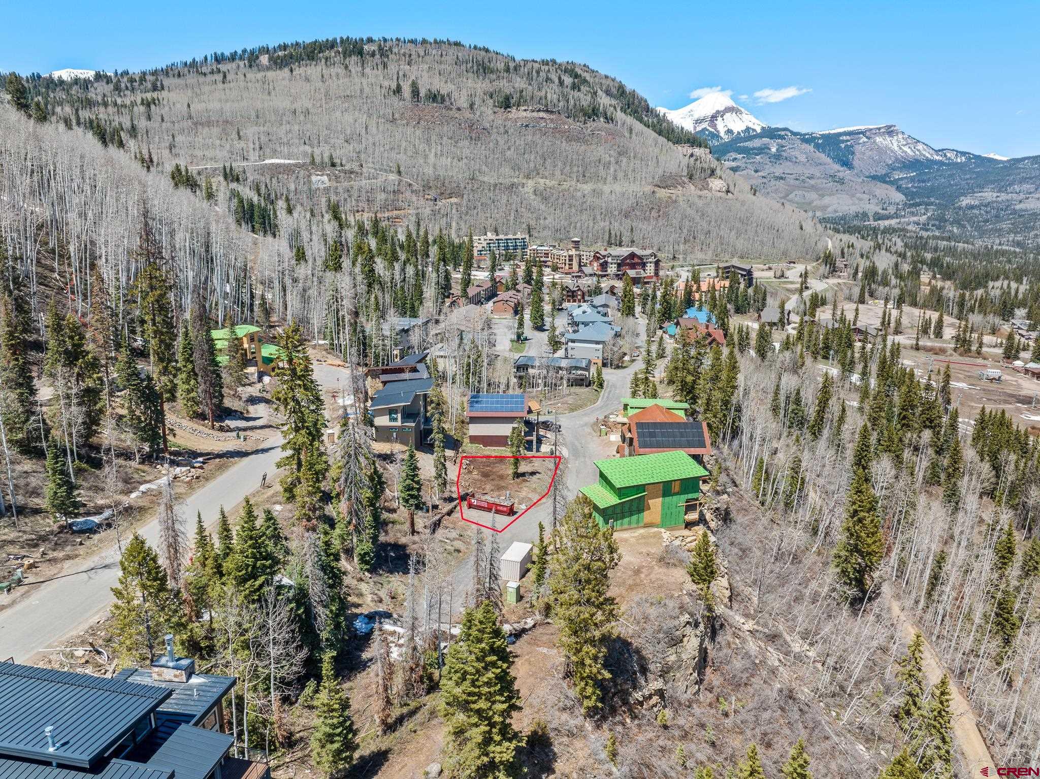 a view of outdoor space and mountain view