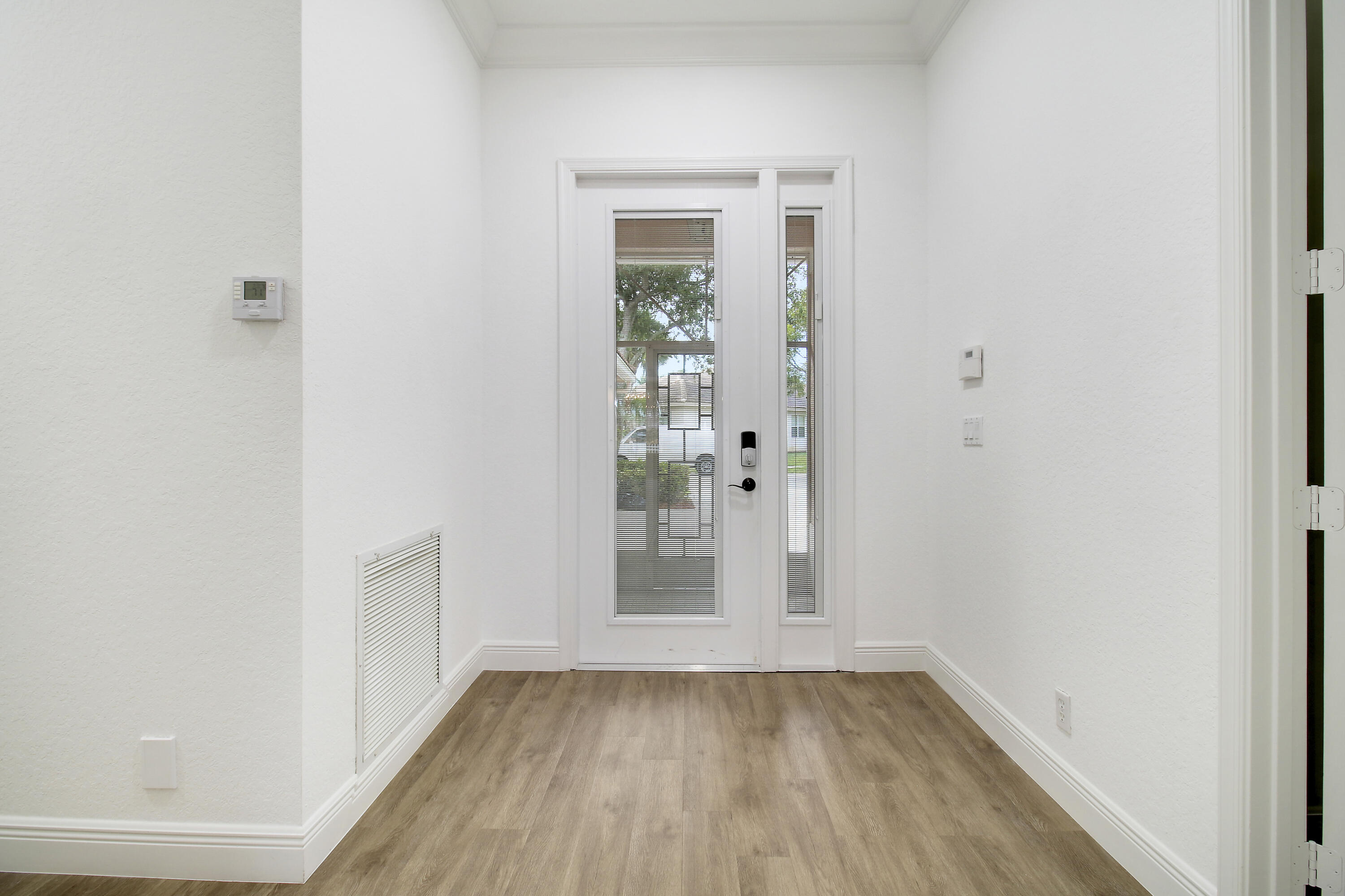 wooden floor in a empty room