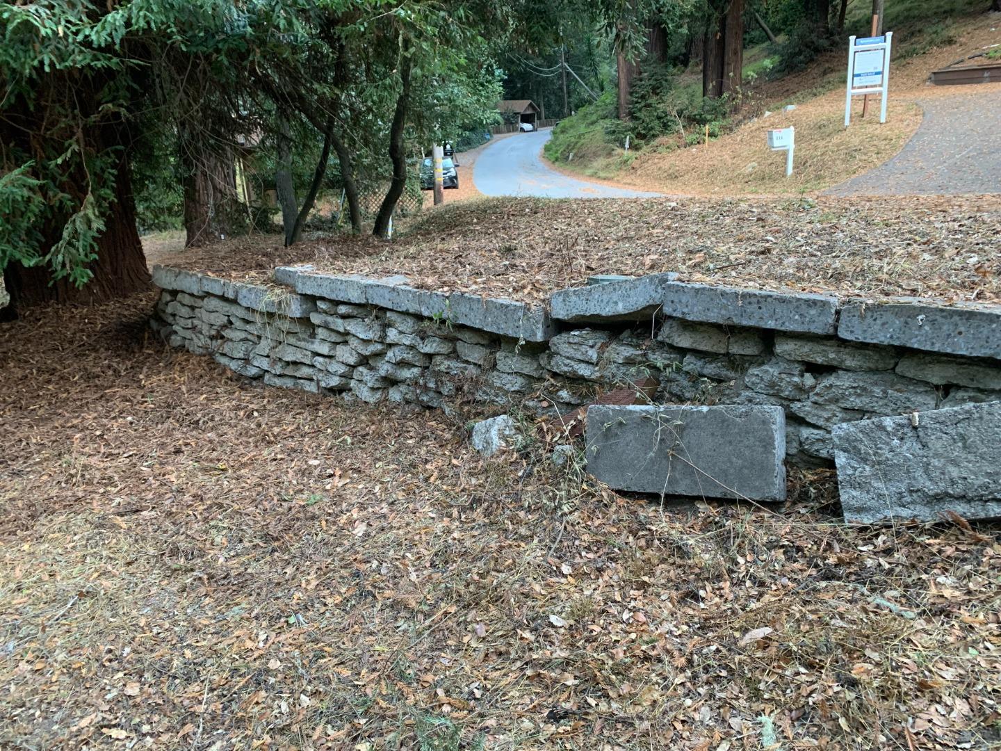 a view of a backyard of a house