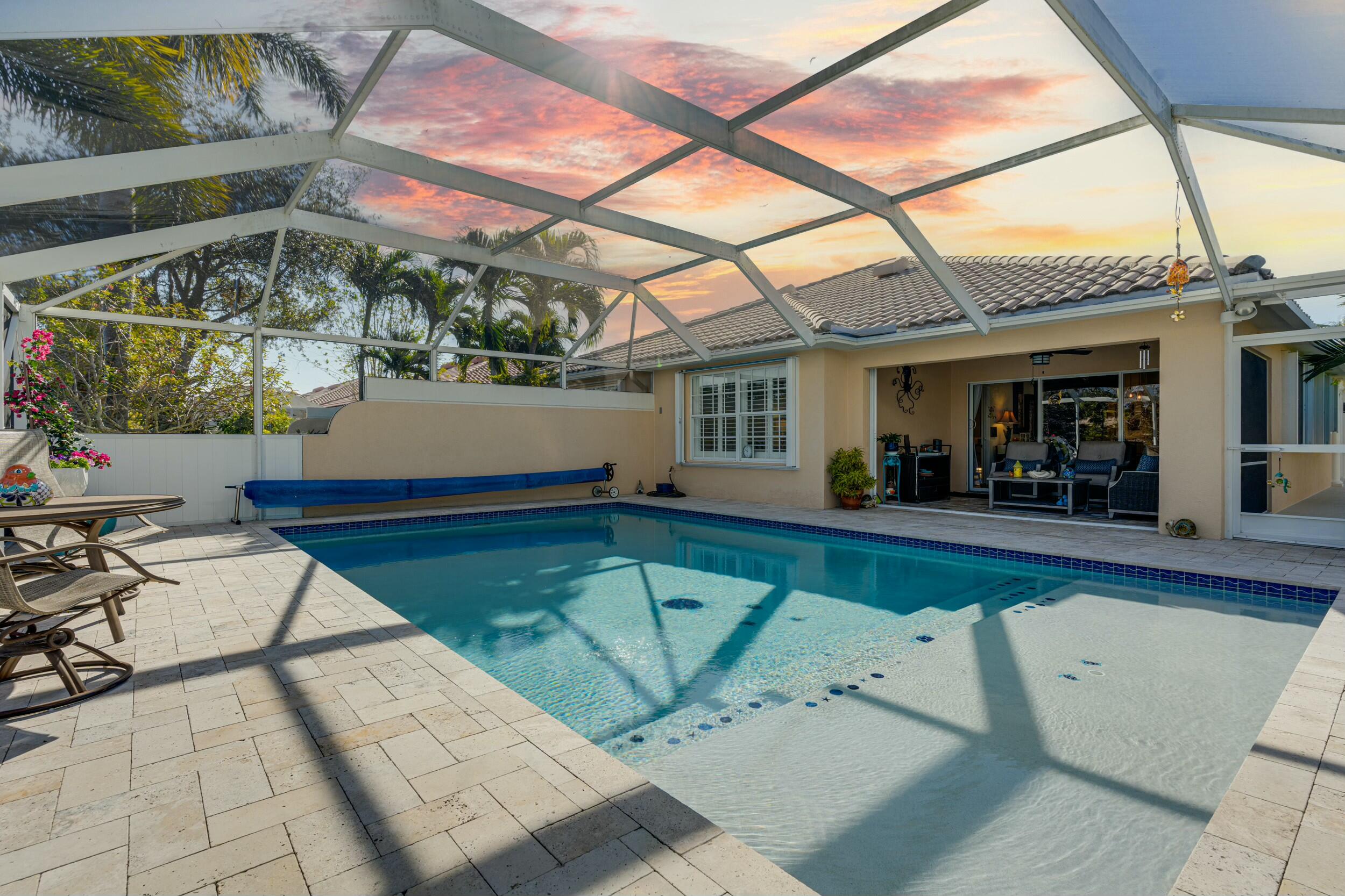 a view of a house with pool