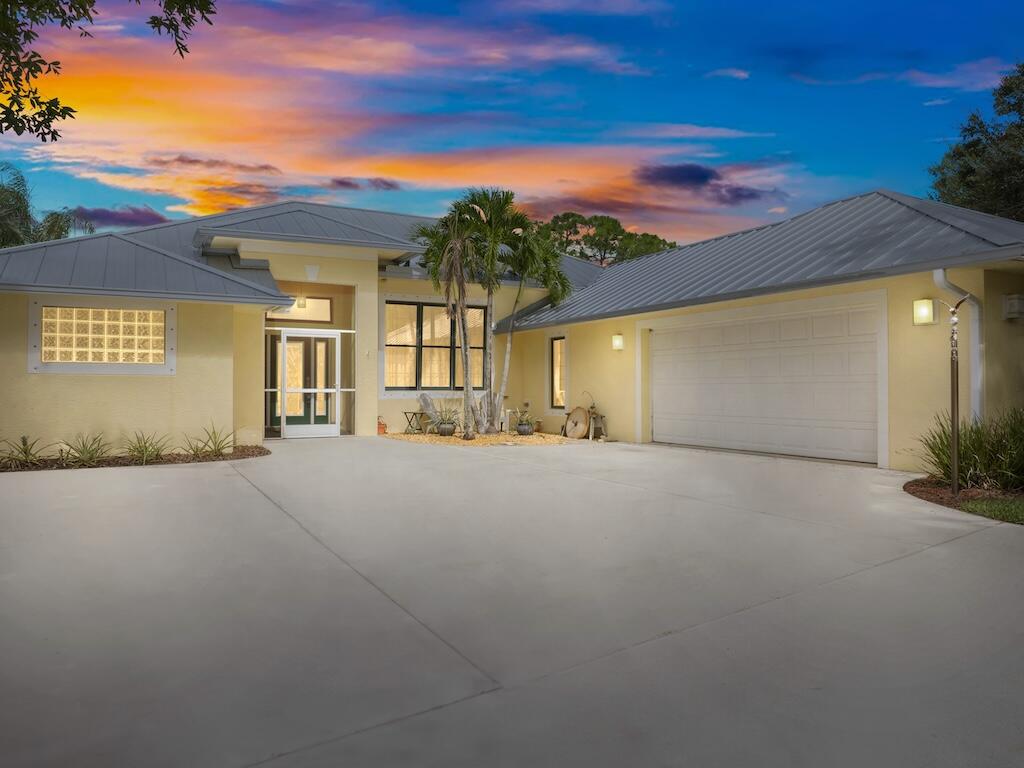 a view of a house with a outdoor space