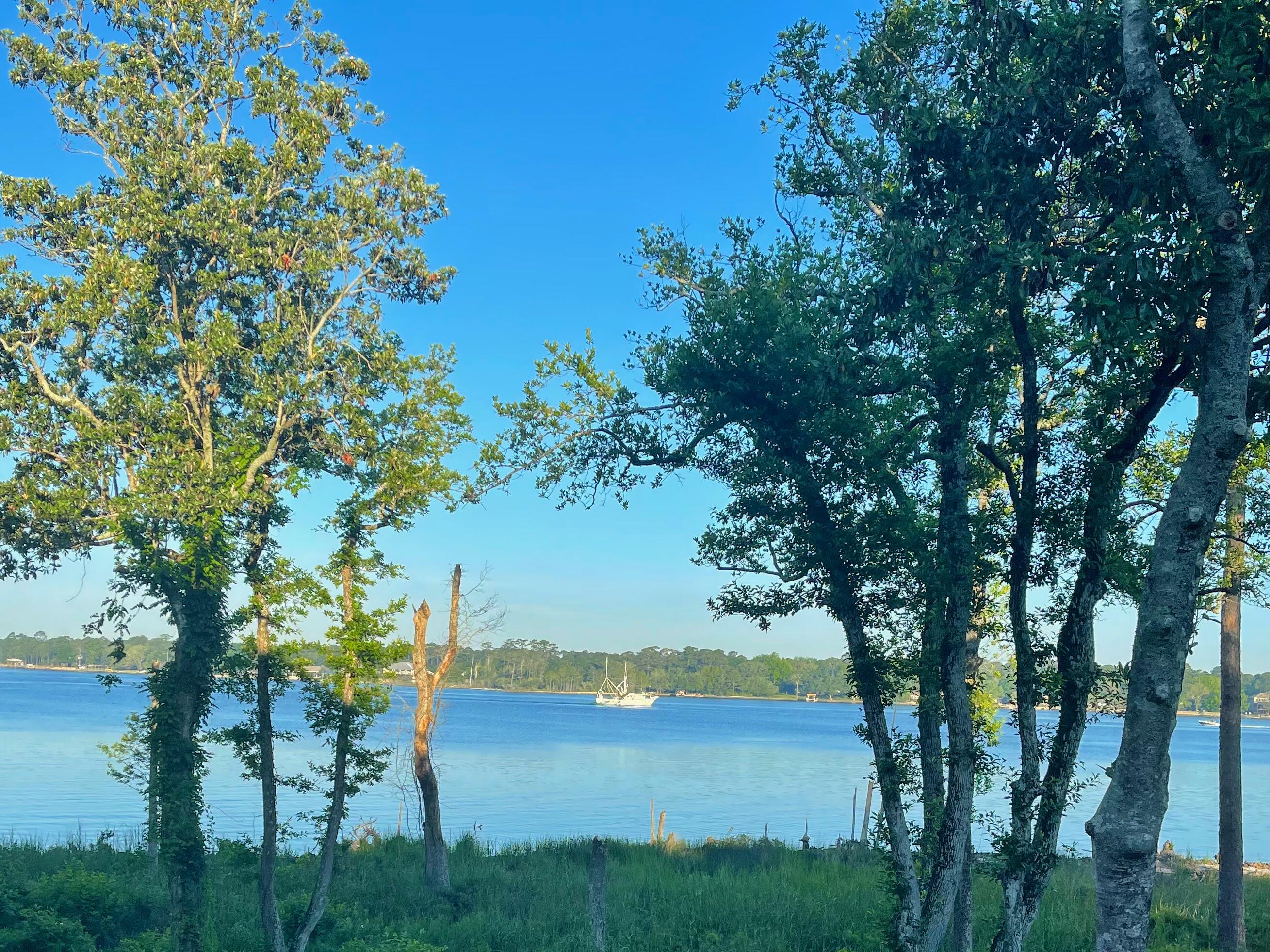 a view of lake with houses in outdoor space