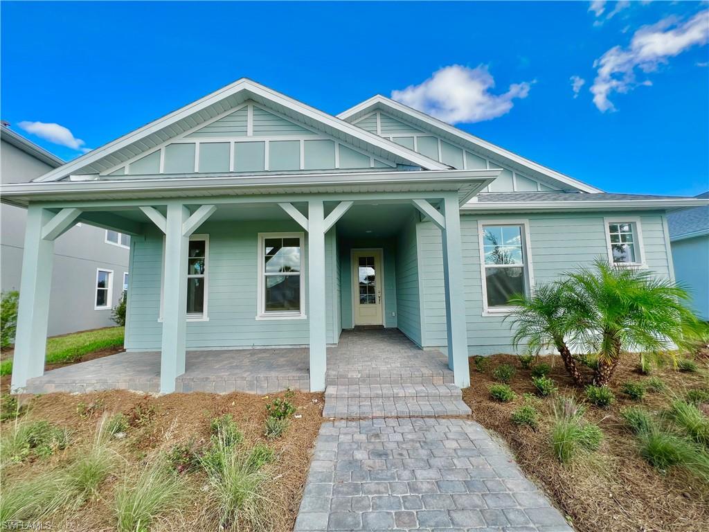 a front view of a house with a porch