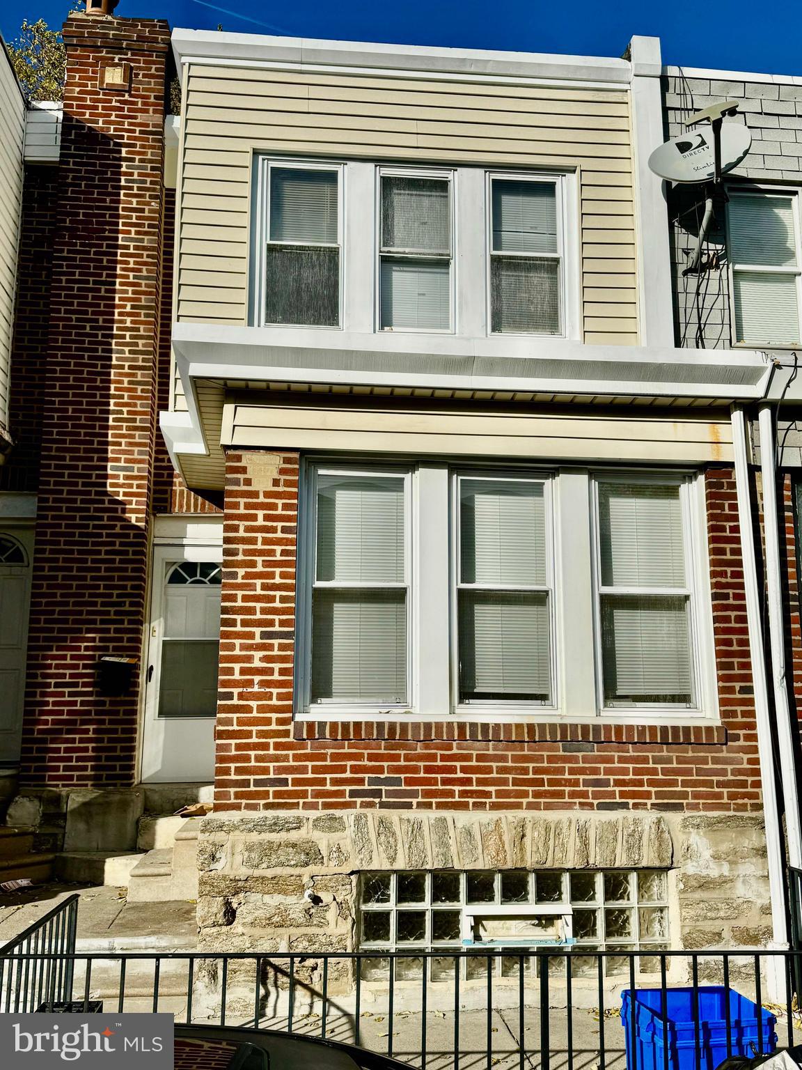 a view of a building with a window