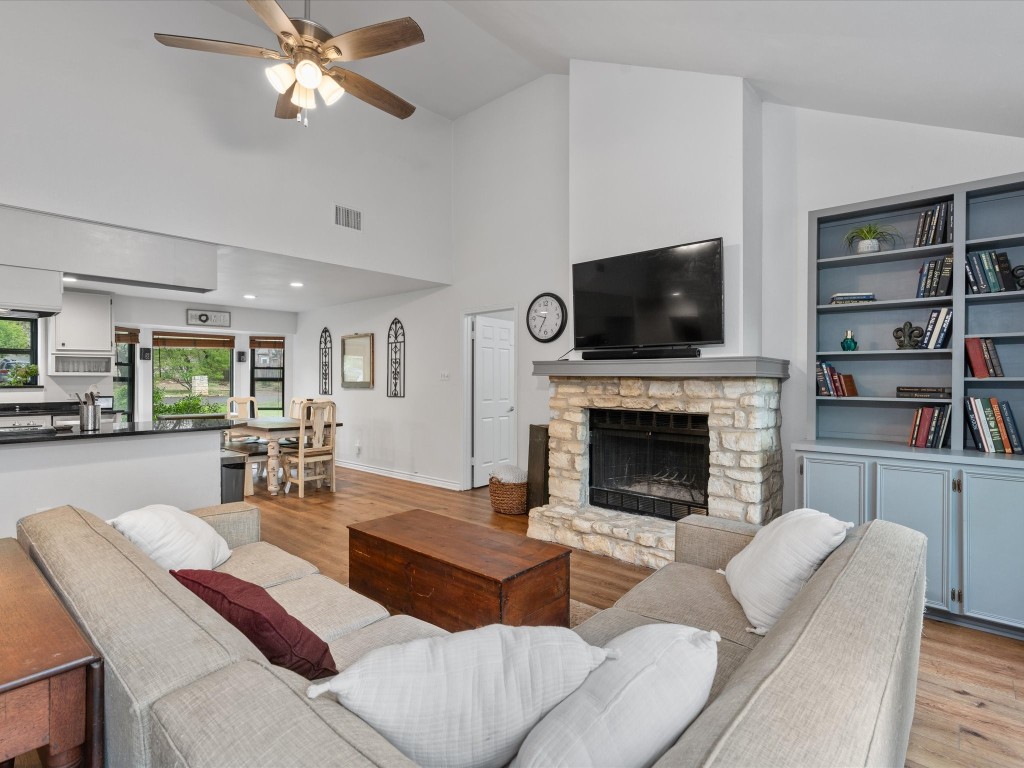 Come immerse yourself in the idyllic charm of hill country living in this wonderful home nestled within the desirable Woodcreek neighborhood in Wimberley