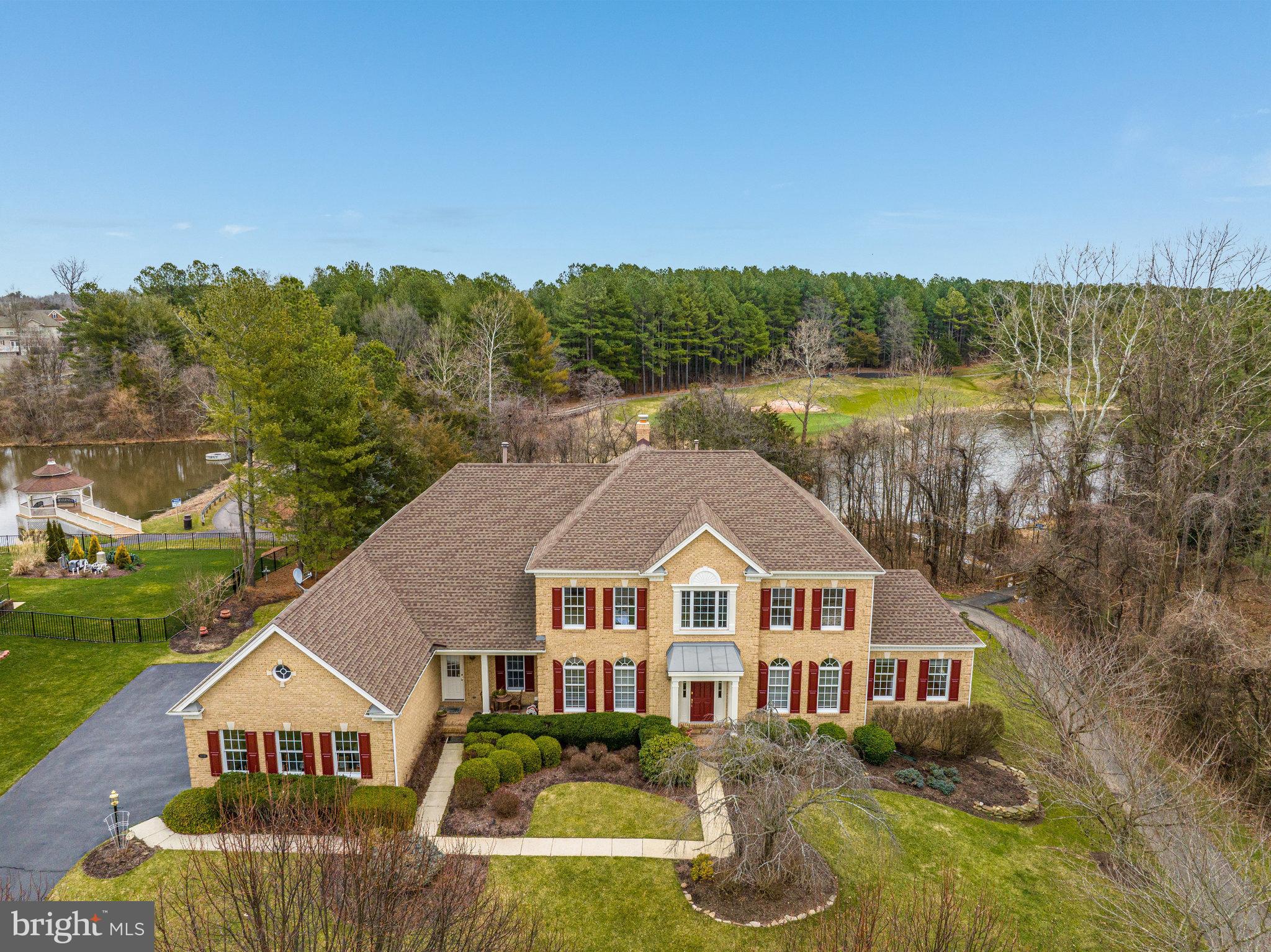 All Brick 7,460 Sq Ft Home w/Water & Golf Views