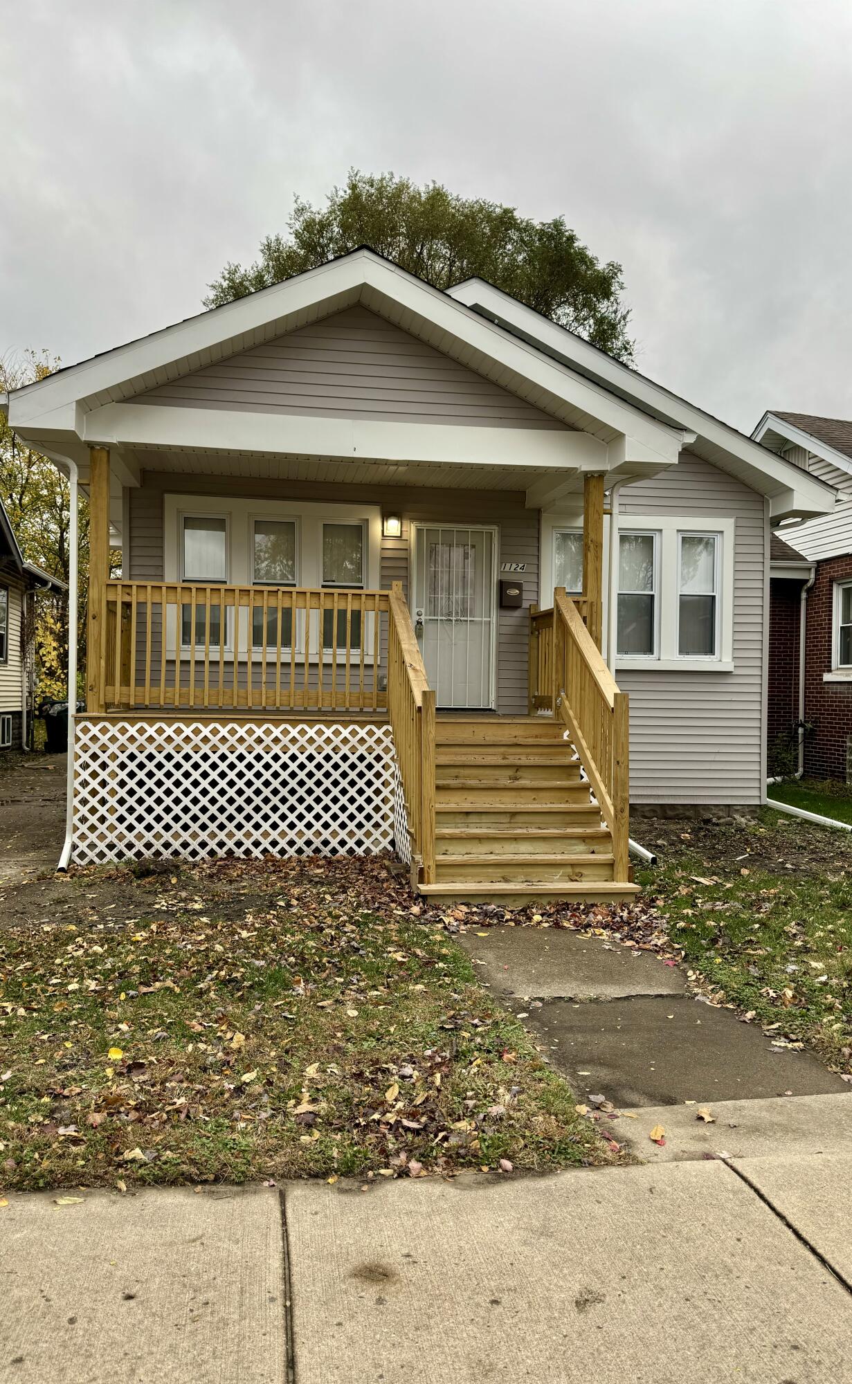 a view of a house with a door