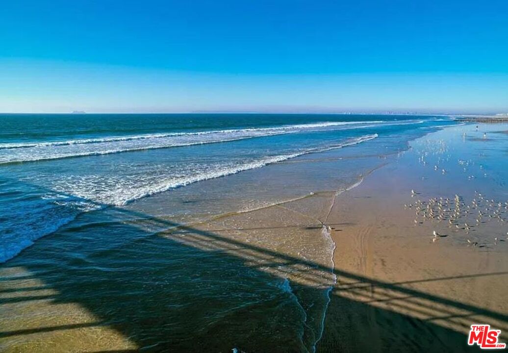 a view of an ocean beach