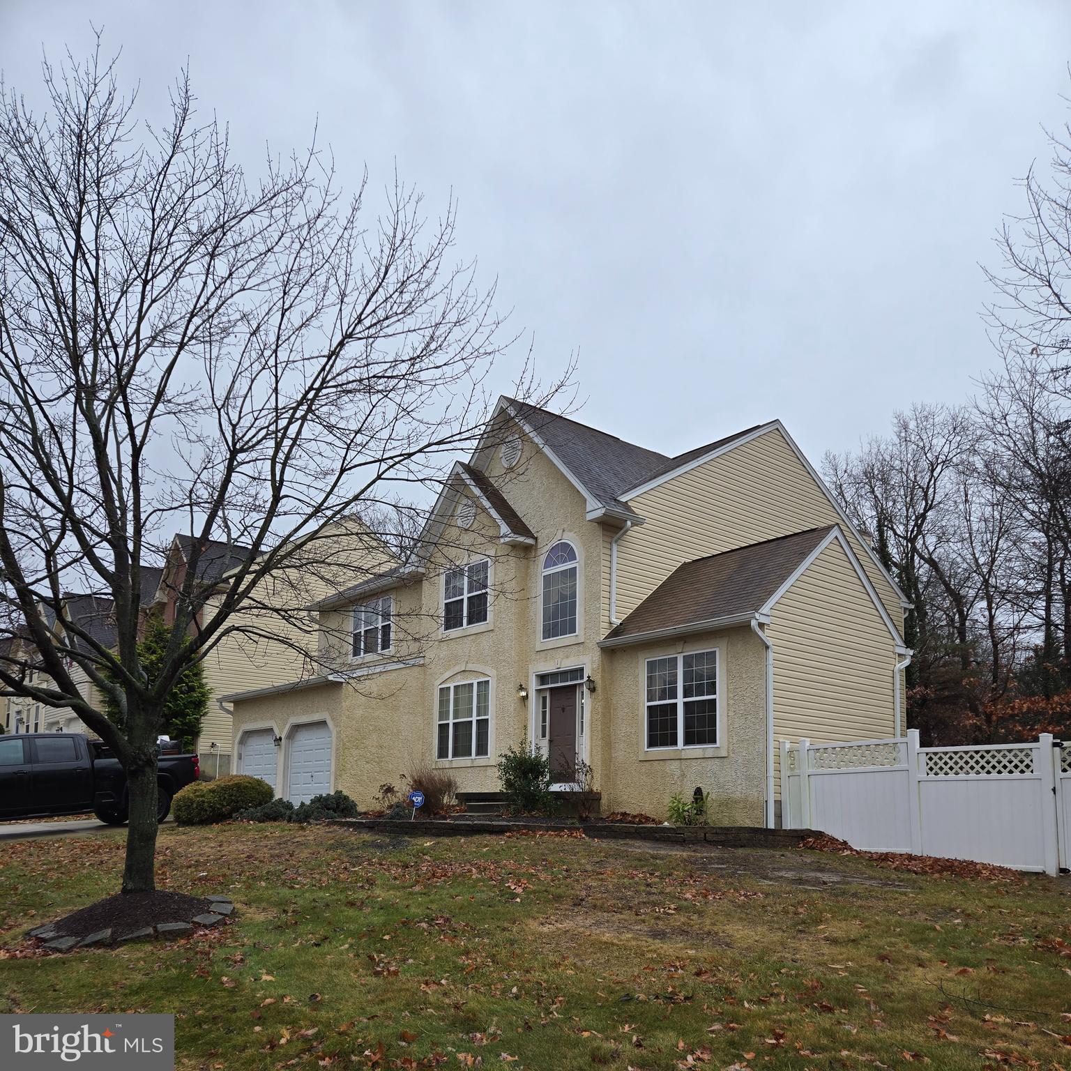 a front view of house with yard