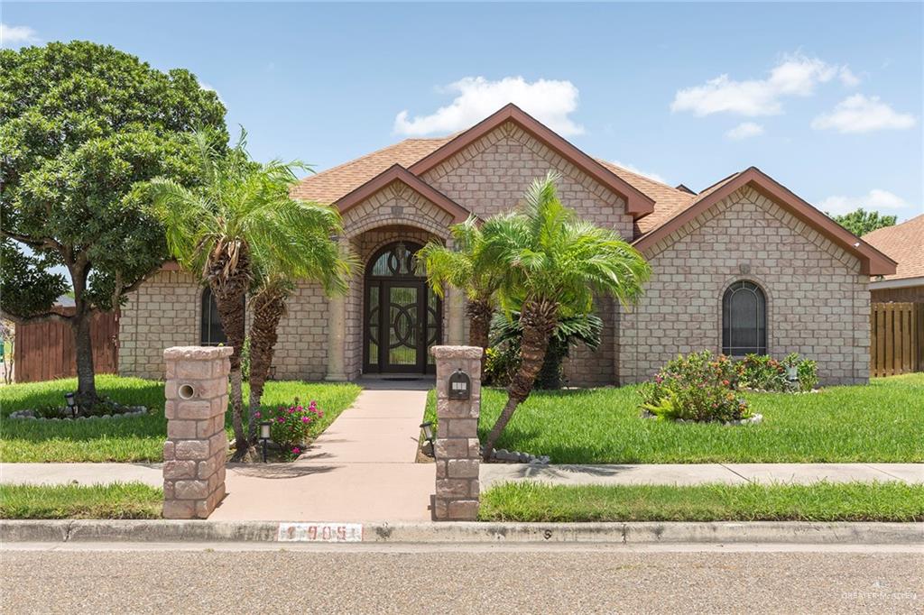 View of front of property with french doors