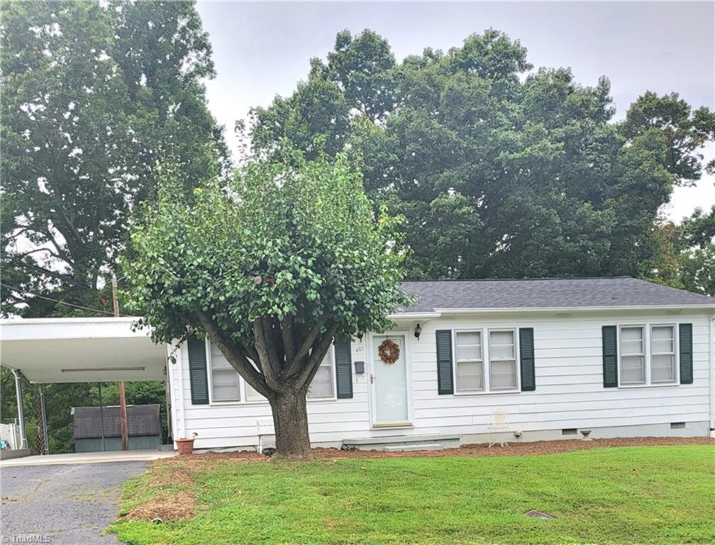 Front of House / One Car Carport