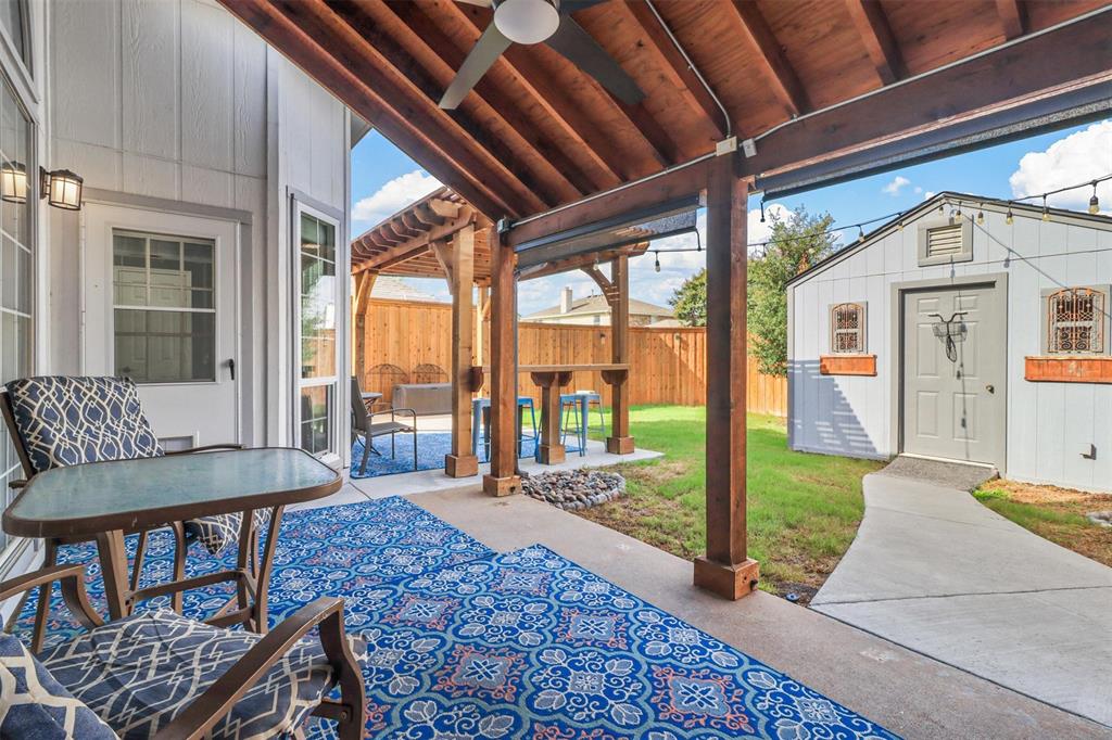 a view of living room and patio