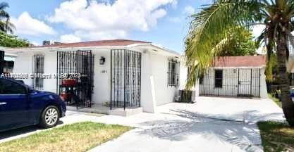 a view of a house with a patio