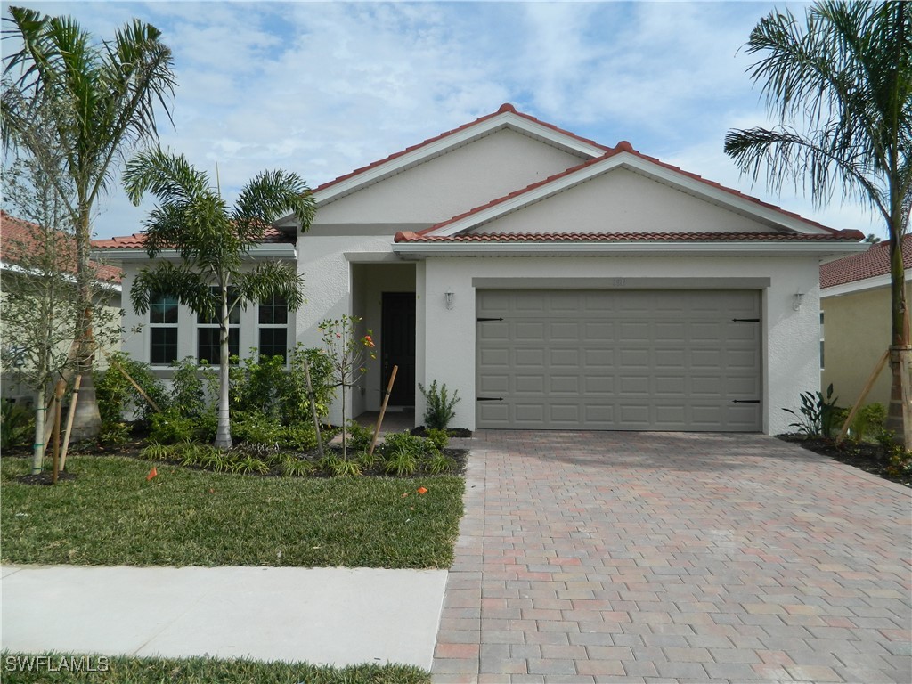 front view of house with a yard