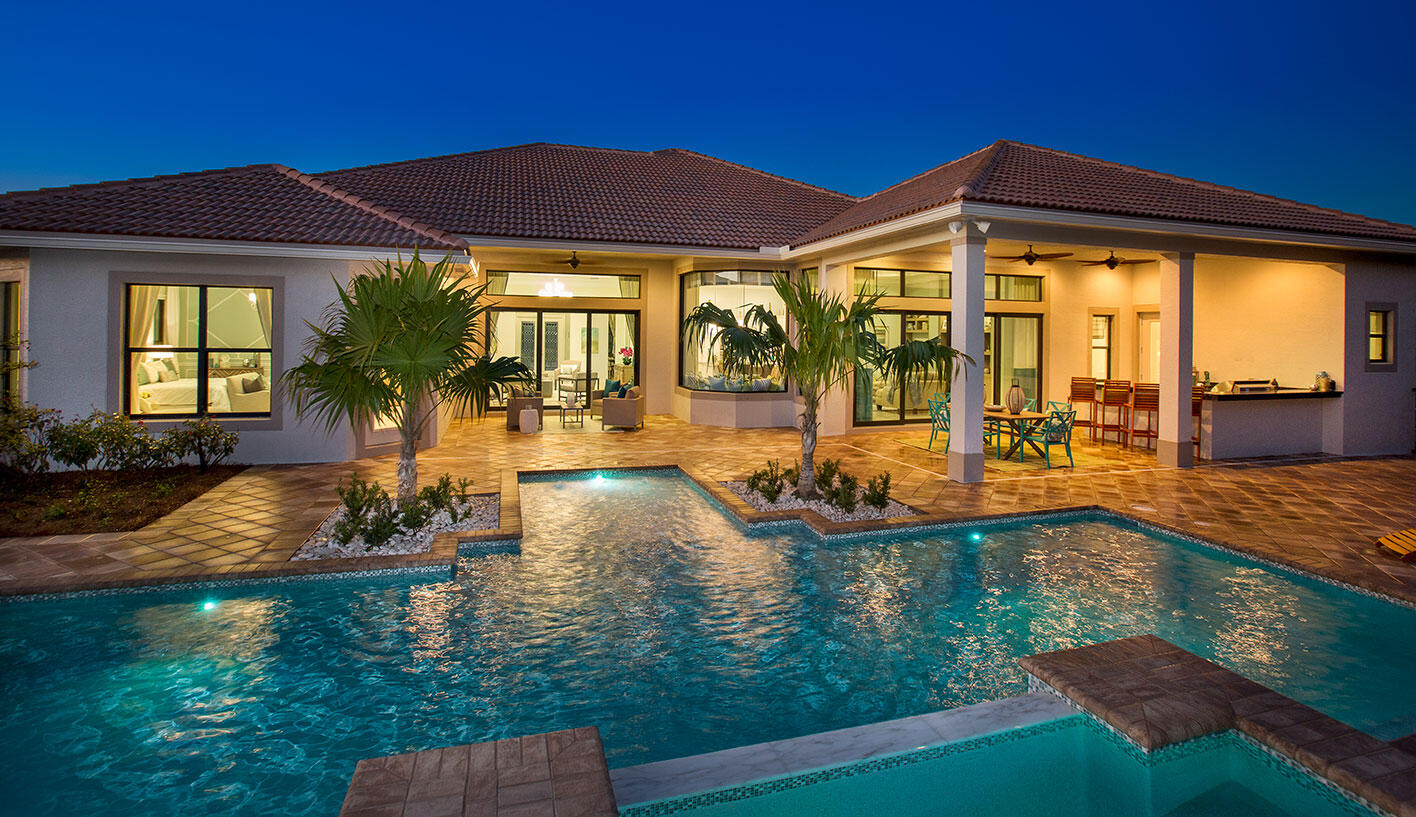 Outdoor Oasis Featuring the Pool and Spa