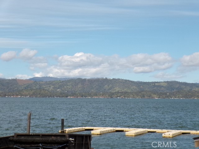 a view of lake with mountain