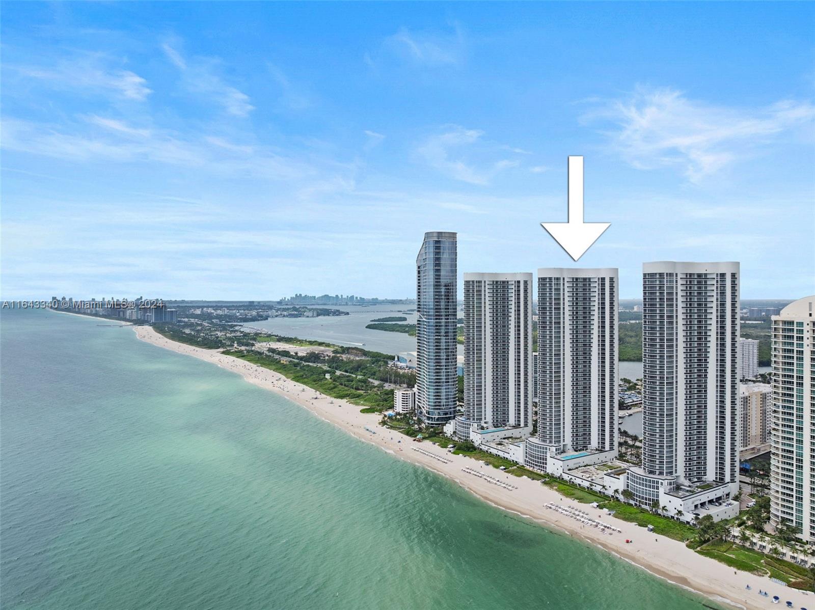 a view of a balcony with an ocean view