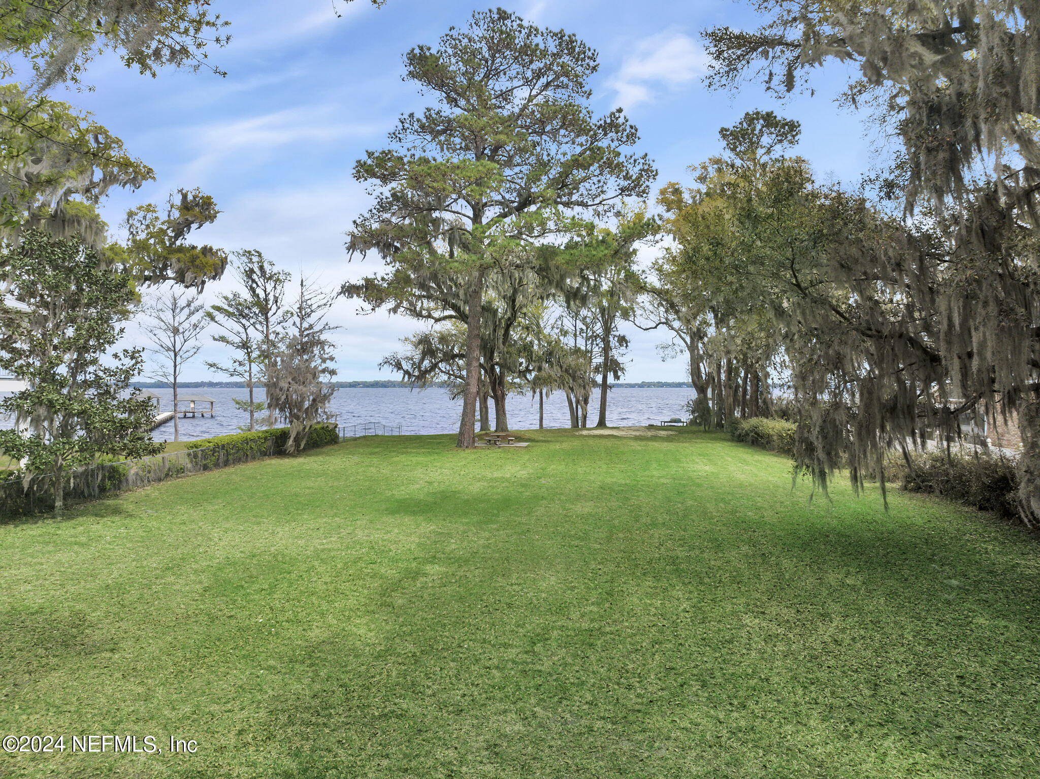 Waterfront lot