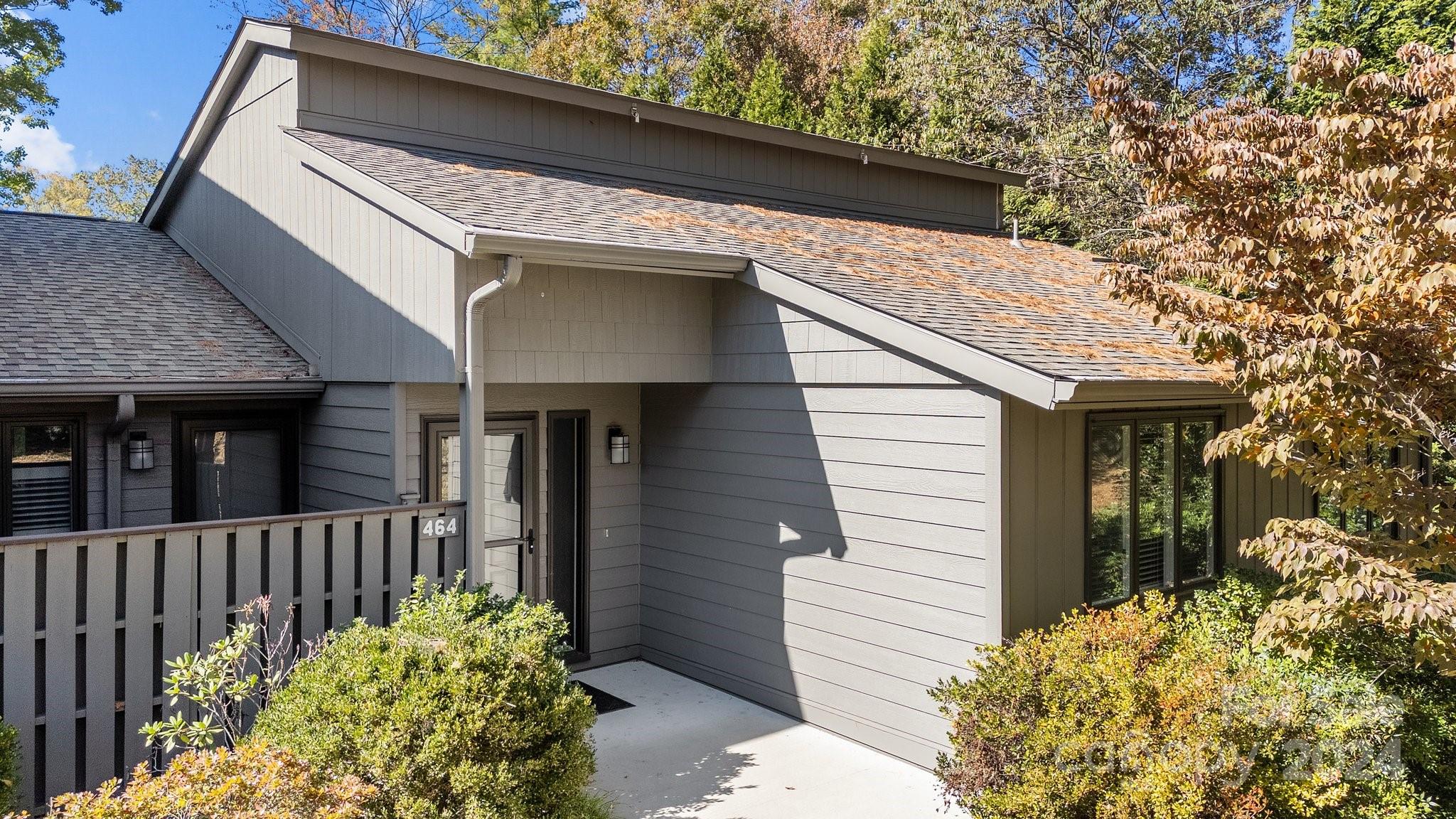 a view of a house with a garage