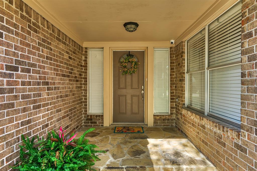 Welcoming front porch