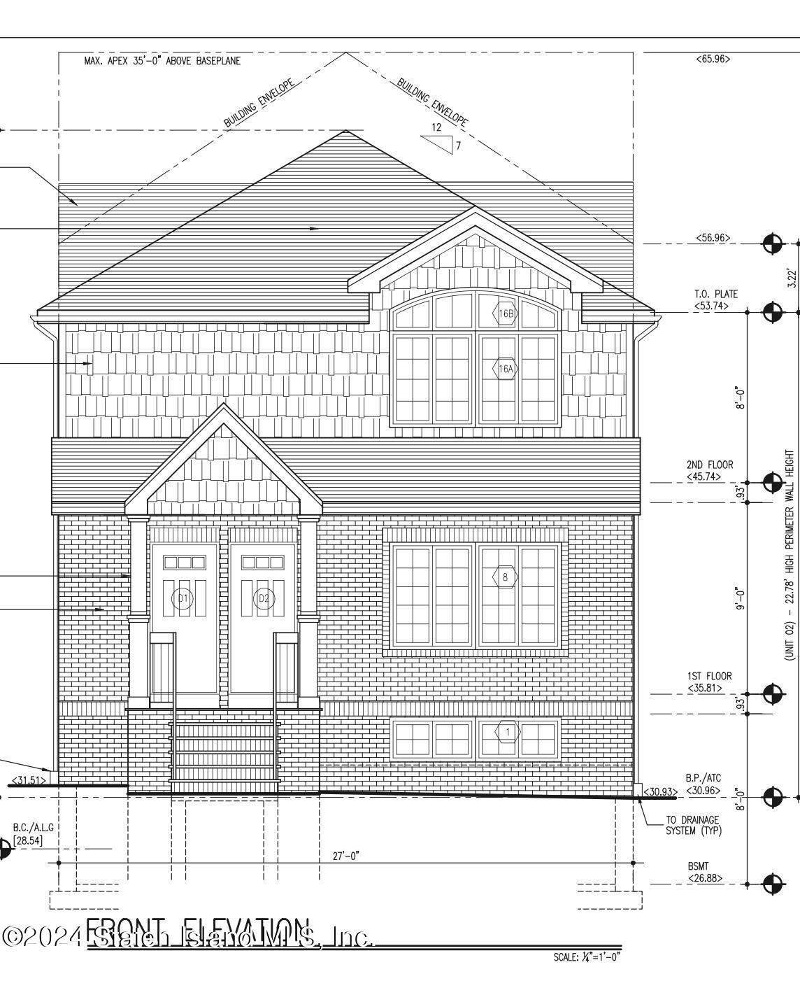 109 Jerome Avenue Front Elevation