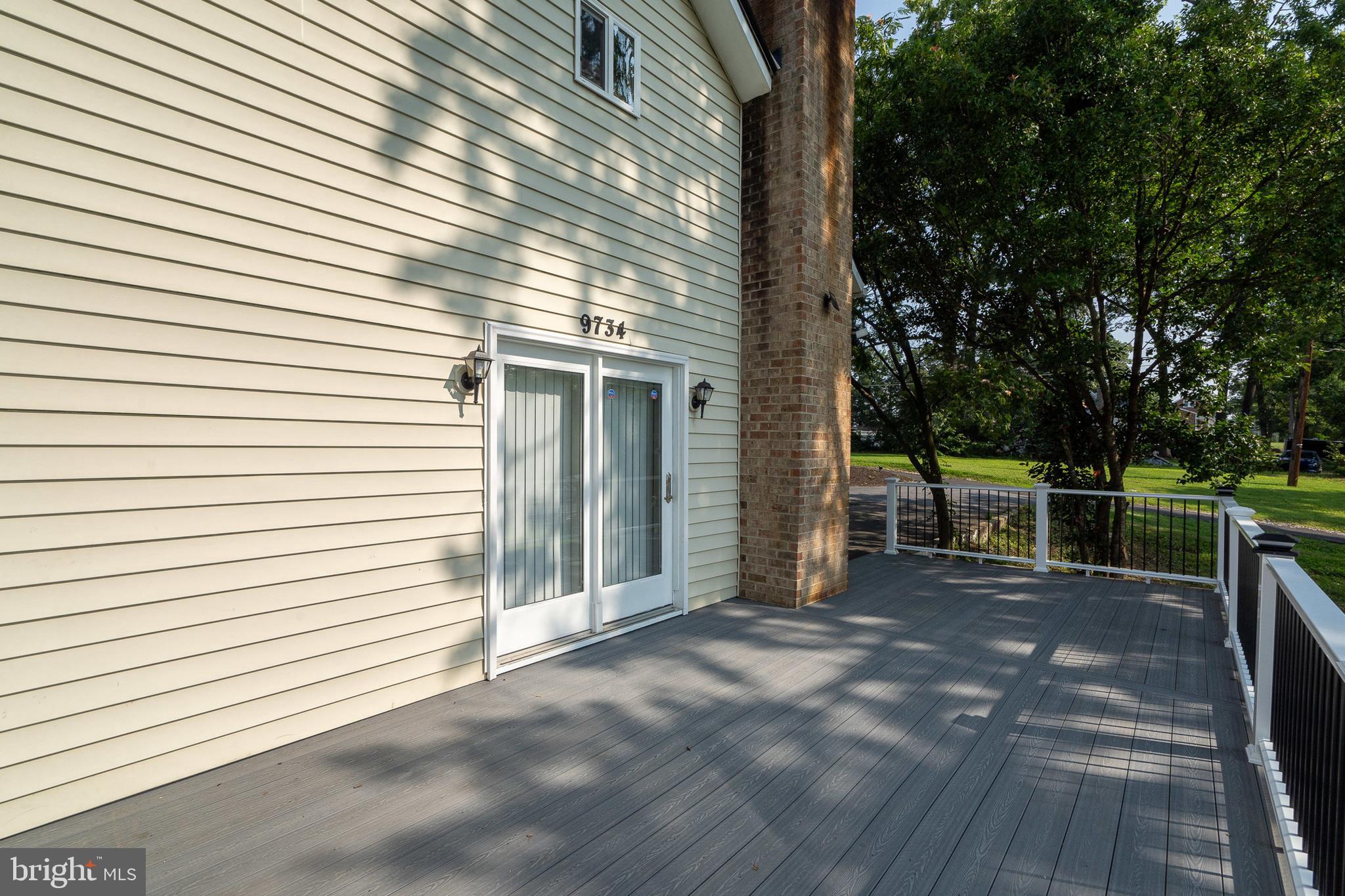 a view of a outdoor space with seating space