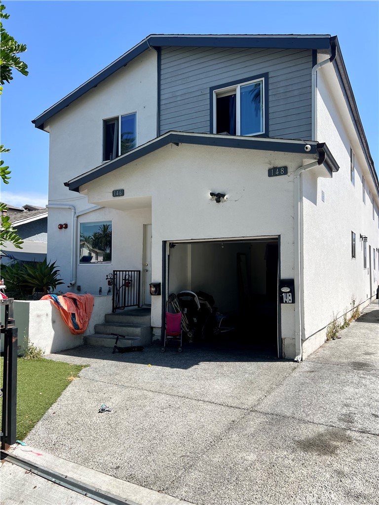 a view of a car garage