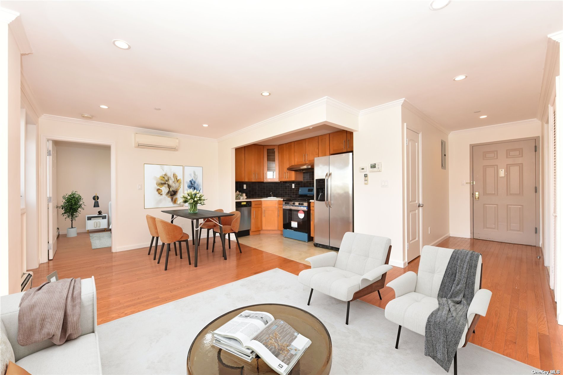 Staged Livingroom Kitchen