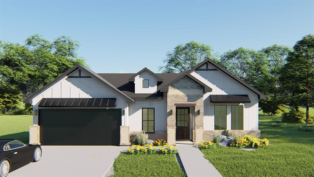 3D rendering exterior of home