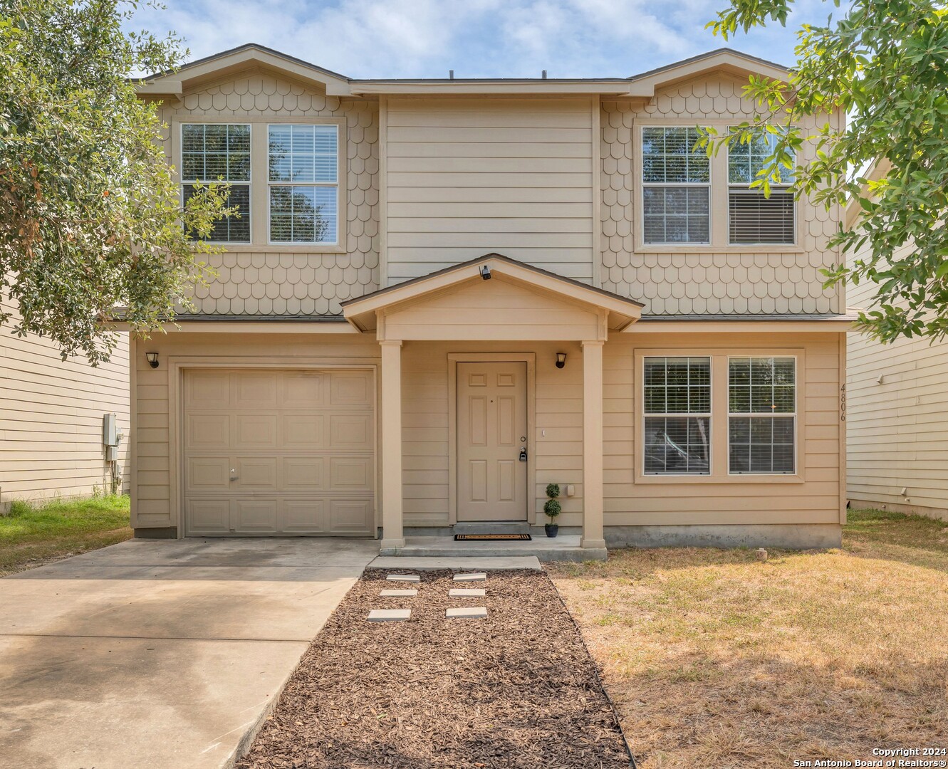 front view of a house