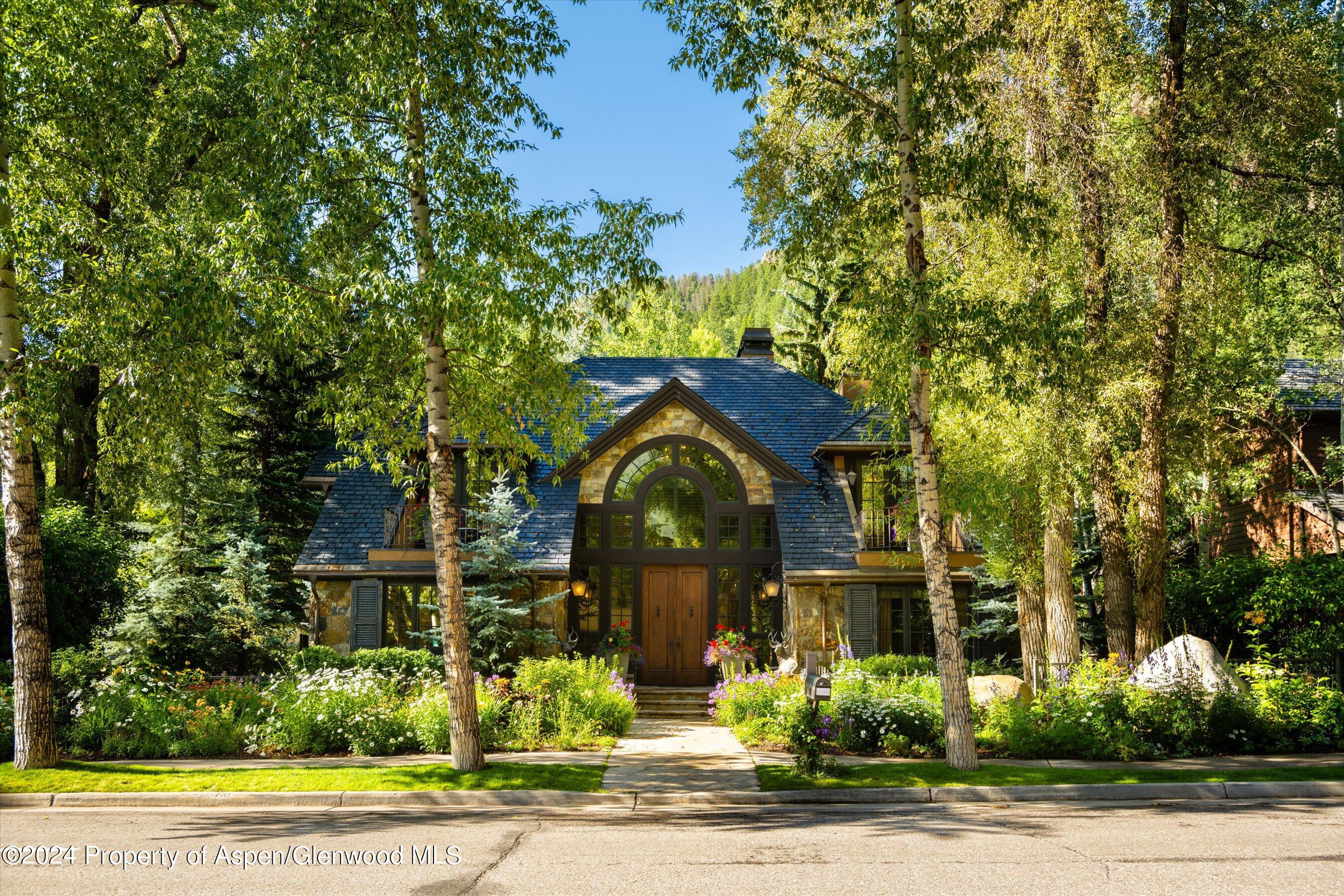 front view of house with a yard