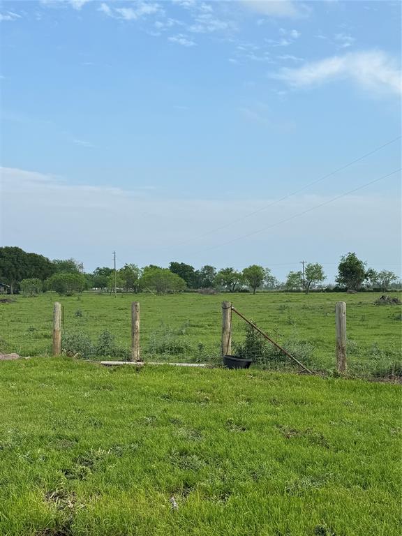 a view of lake with green field