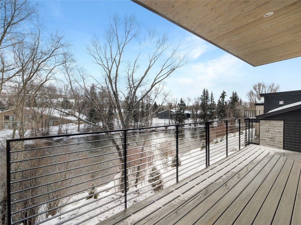 a view of river from a balcony